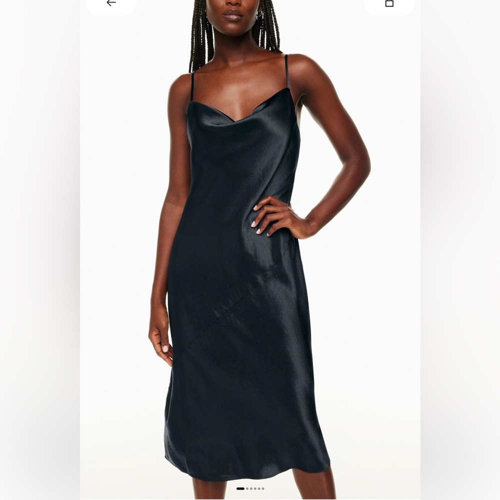 Aritzia Babaton Model Satin Dress